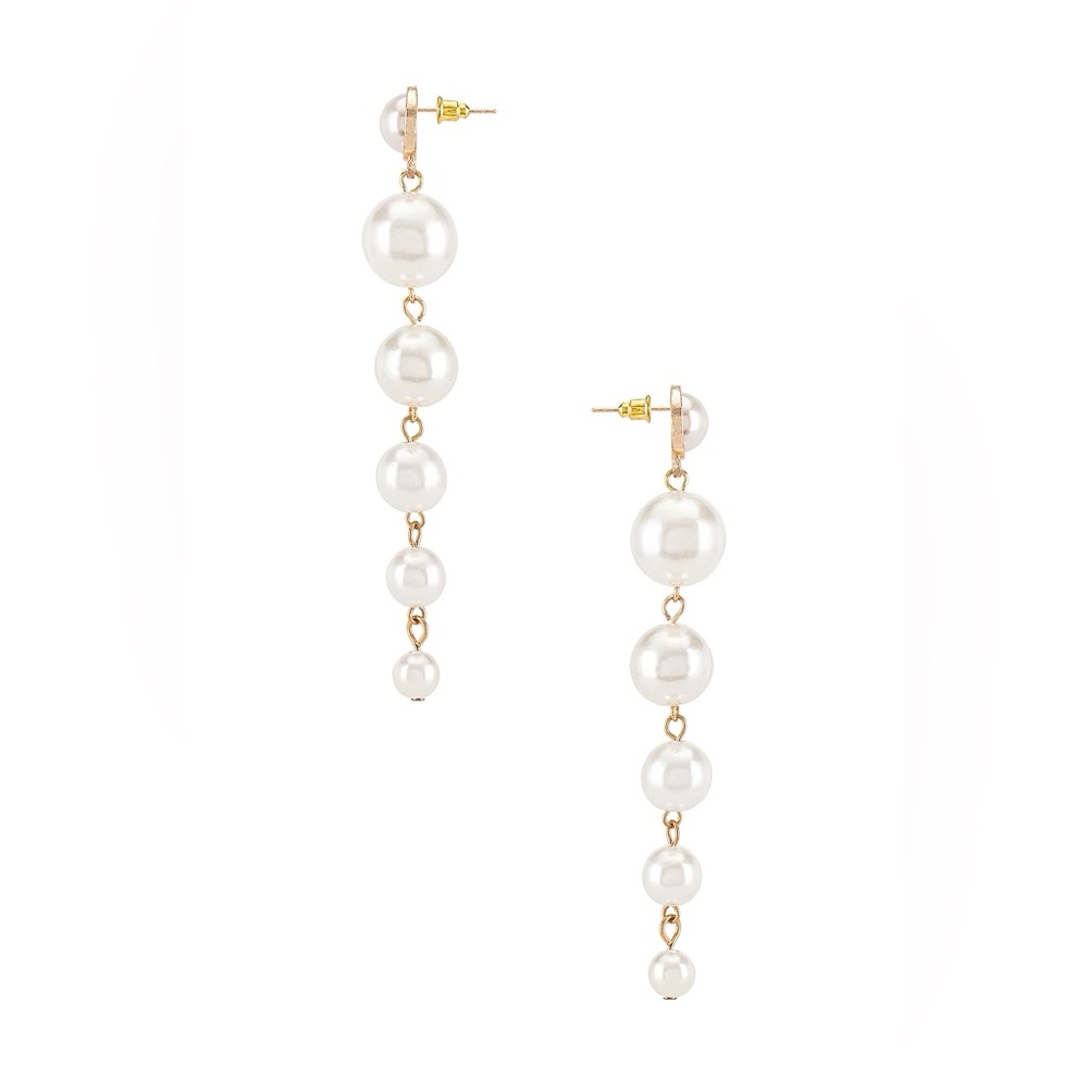 ✨3for$38  New Revolve Pearl Drop Earrings - Picture 3 of 13